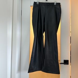 Spanx Leather-Like Flare Pant